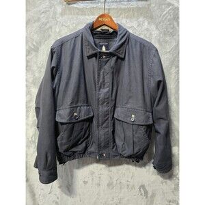 Roundtree & Yorke Men L Full Zip Barn Bomber Coat Jacket Removable Quilted Liner